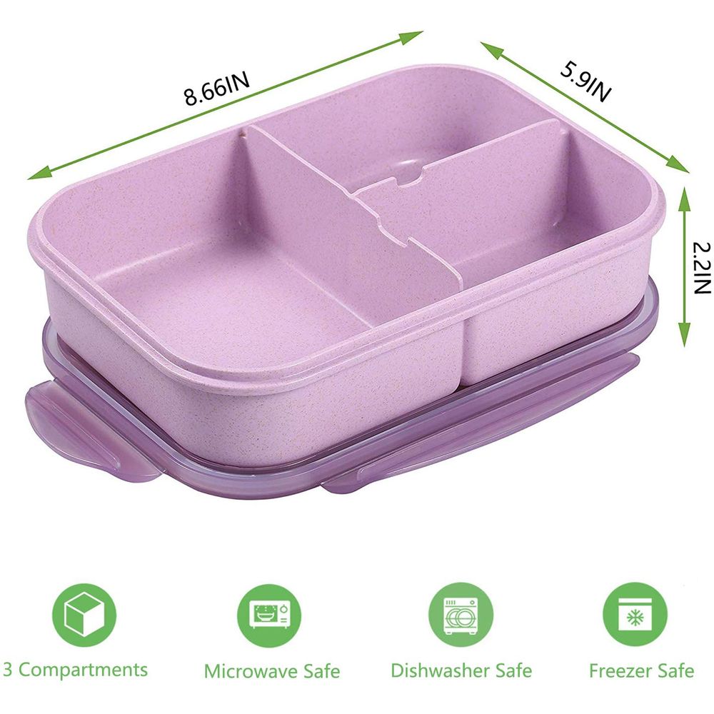 Jeopace - Bento Box Lunch Container - Purple