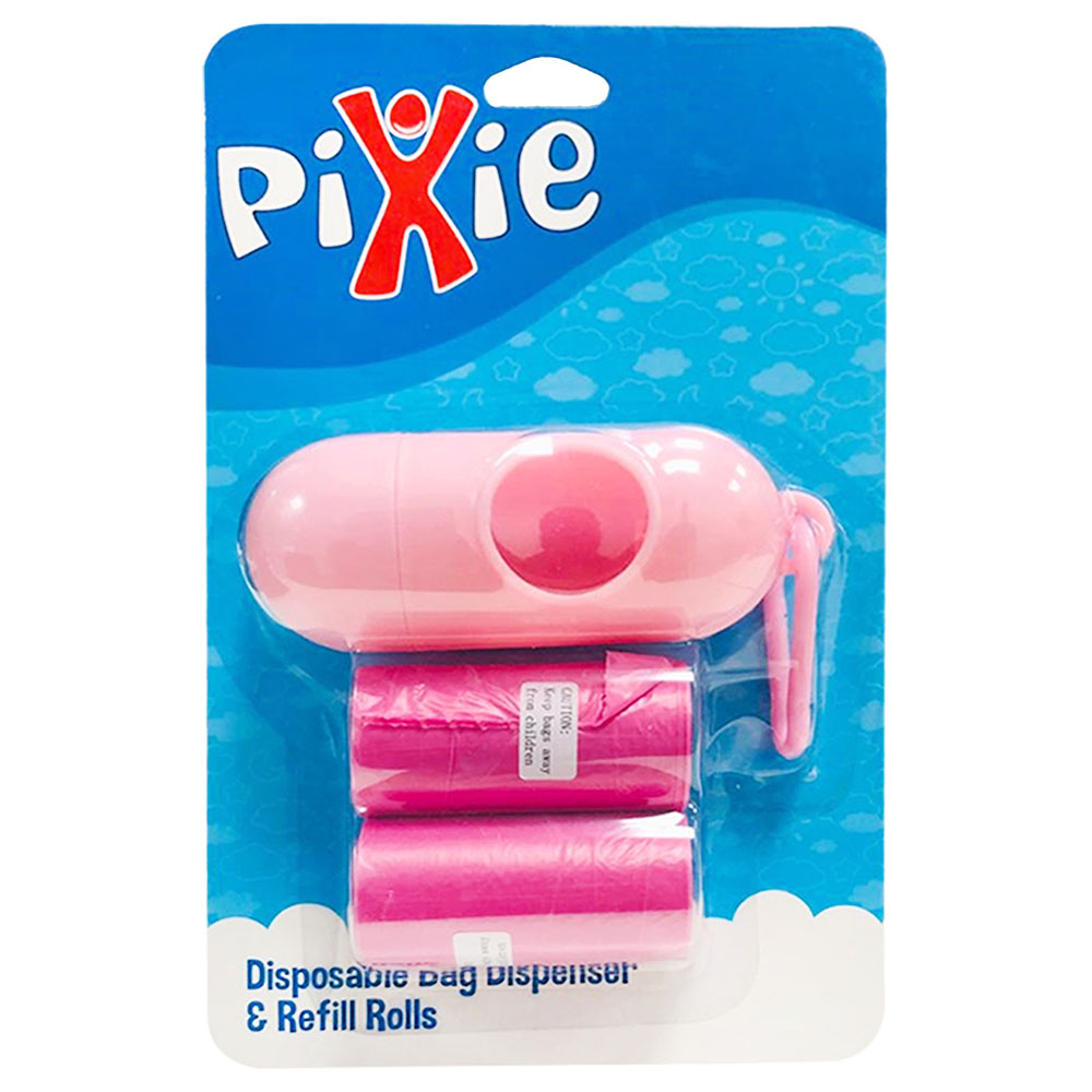 Pixie - Dispenser Bag & Refill (Pink) (Buy 1 Get 1 Free)