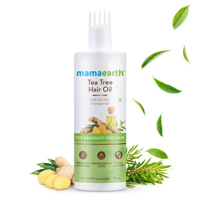 Mamaearth - Tea Tree Hair Oil with Tea Tree Oil & Ginger - 250ml