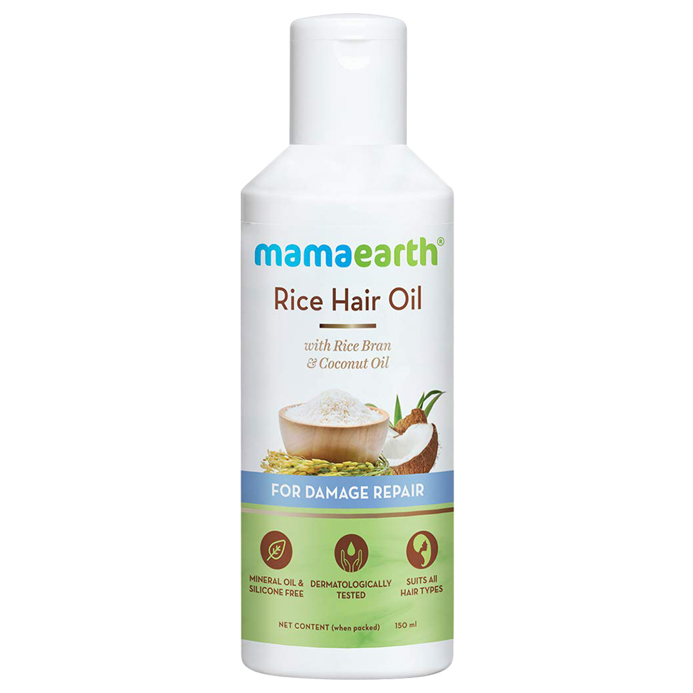 Mamaearth - Rice Hair Oil with Rice Bran & Coconut Oil - 150ml