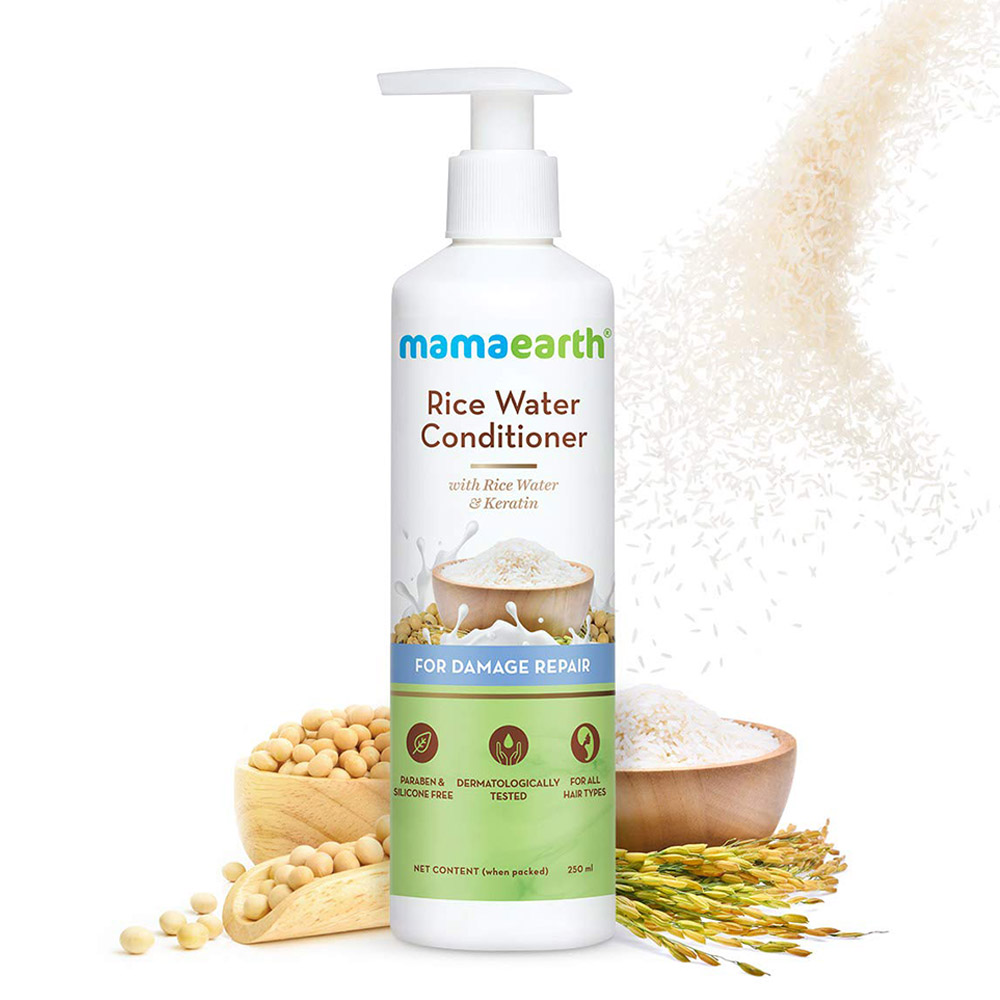 Mamaearth - Rice Water Conditioner with Rice Water & Keratin 250ml