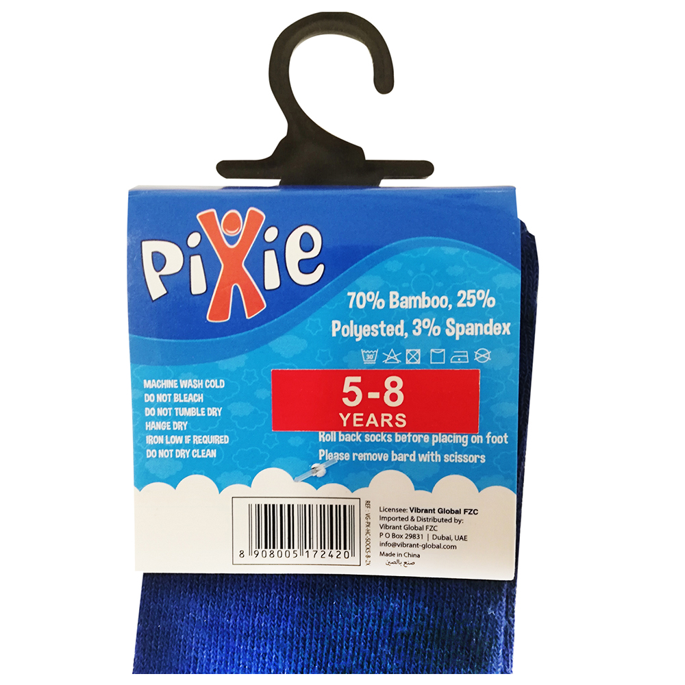 Pixie Bamboo Cotton Socks - Pack of 2 - Blue