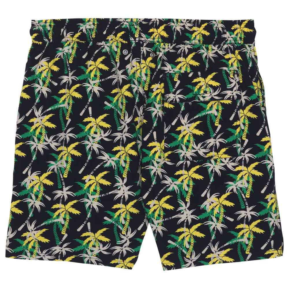 Turquoise Boys Coconut Trees Swim Shorts