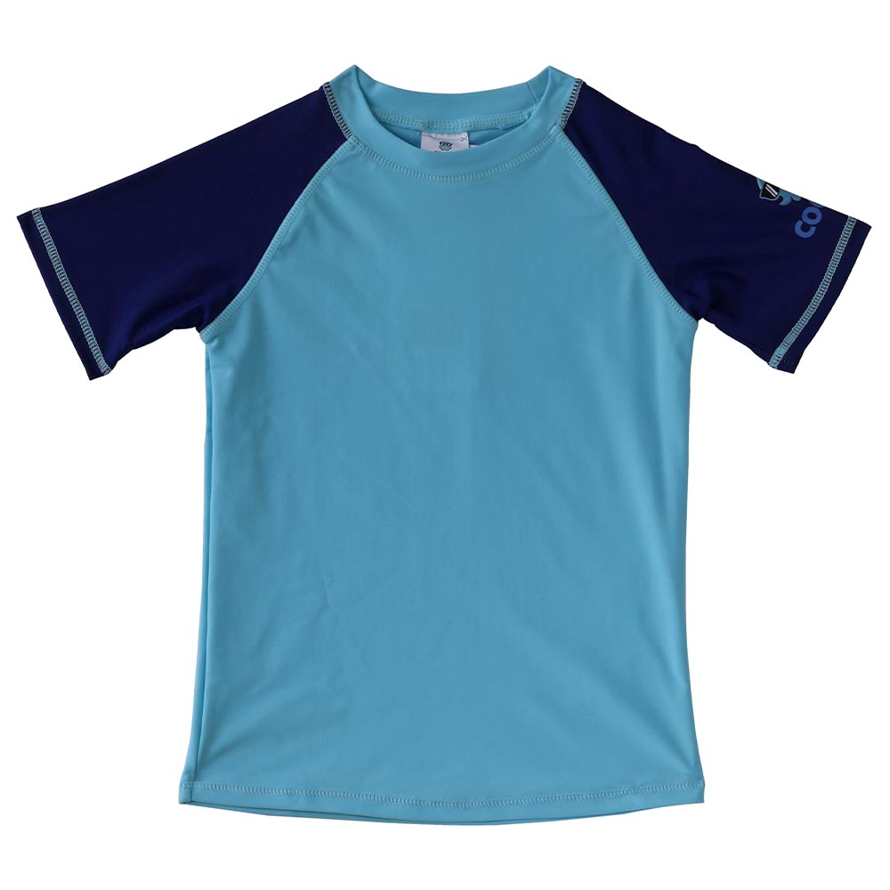 Cool2c Boys Short Sleeve Rash Top - Blue