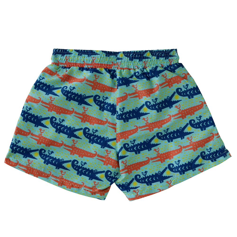 Cool2c Boys Crocodile Board Shorts - Green