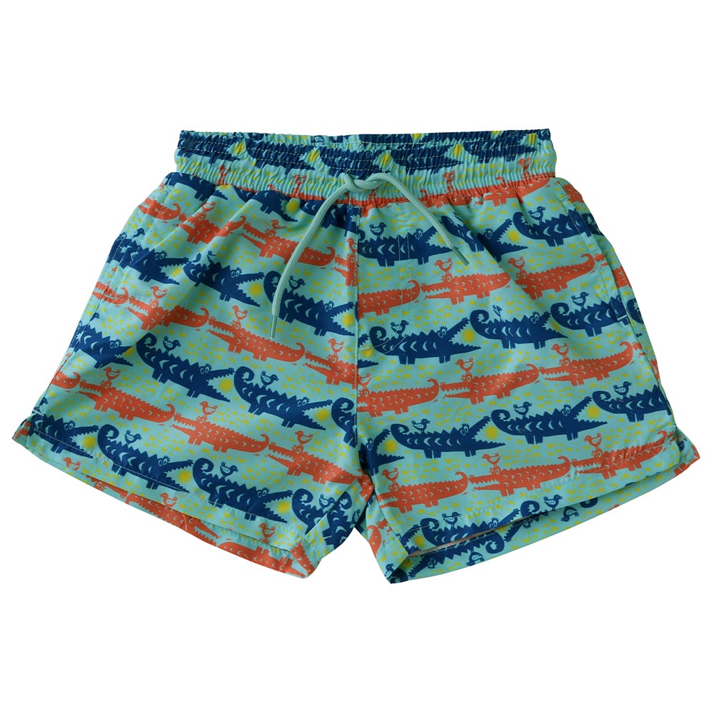 Cool2c Boys Crocodile Board Shorts - Green