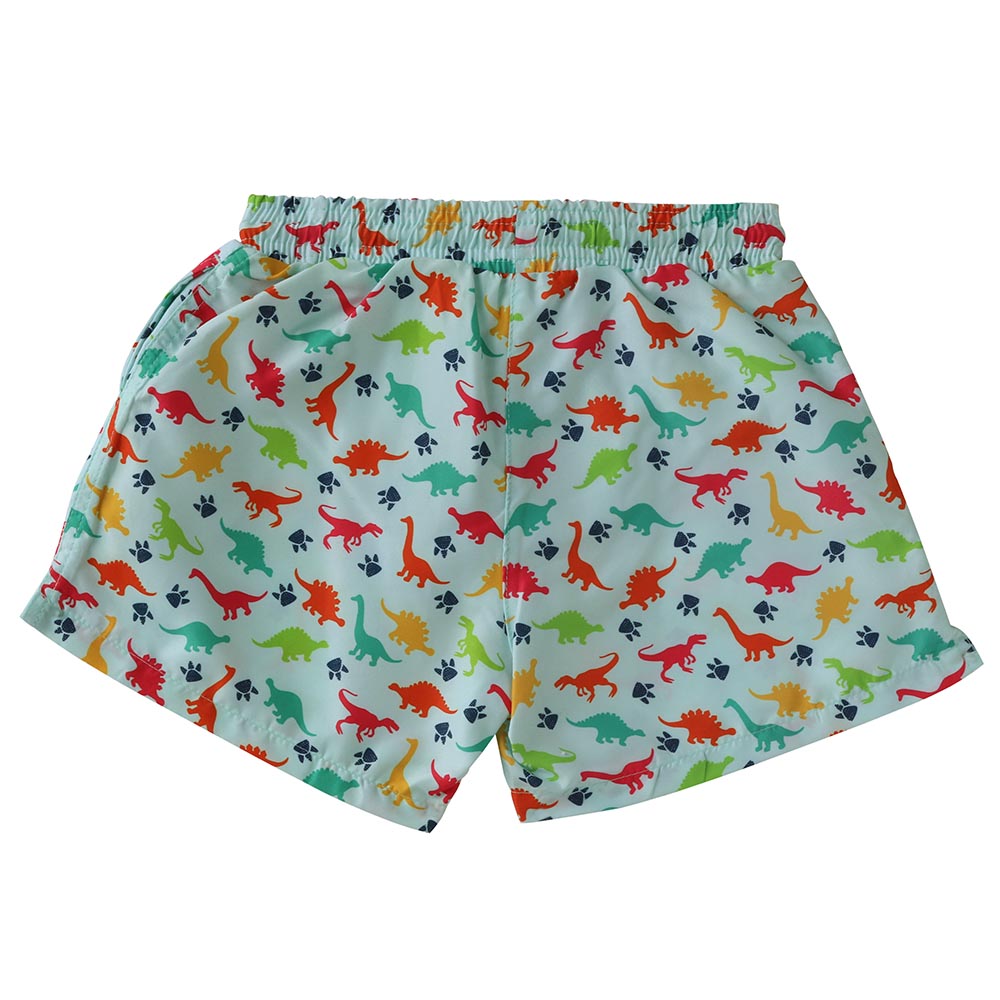 Cool2c Boys Dinosaur Board Shorts - Green