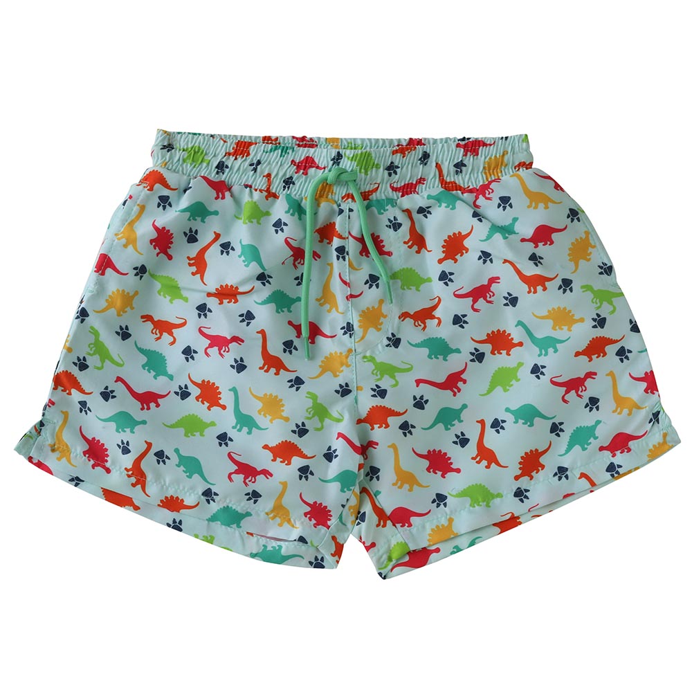 Cool2c Boys Dinosaur Board Shorts - Green