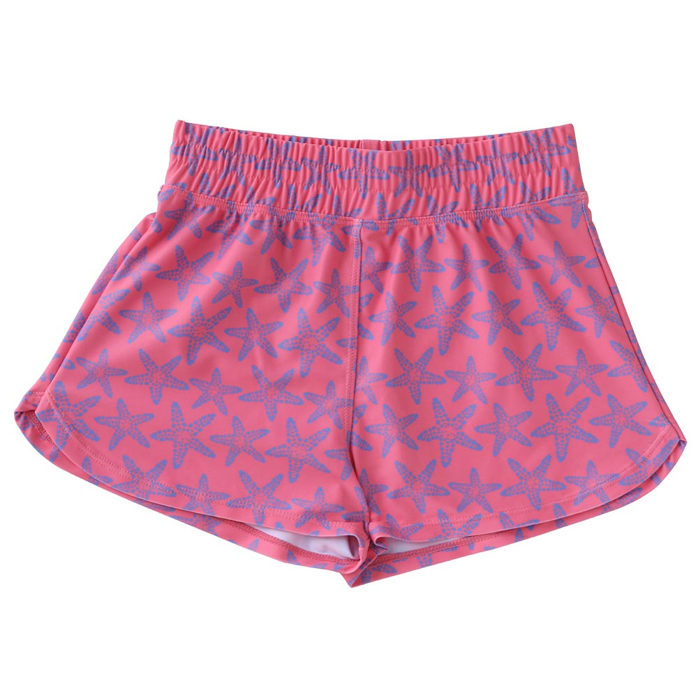 Cool2c Girls Starfish Swim Shorts - Pink