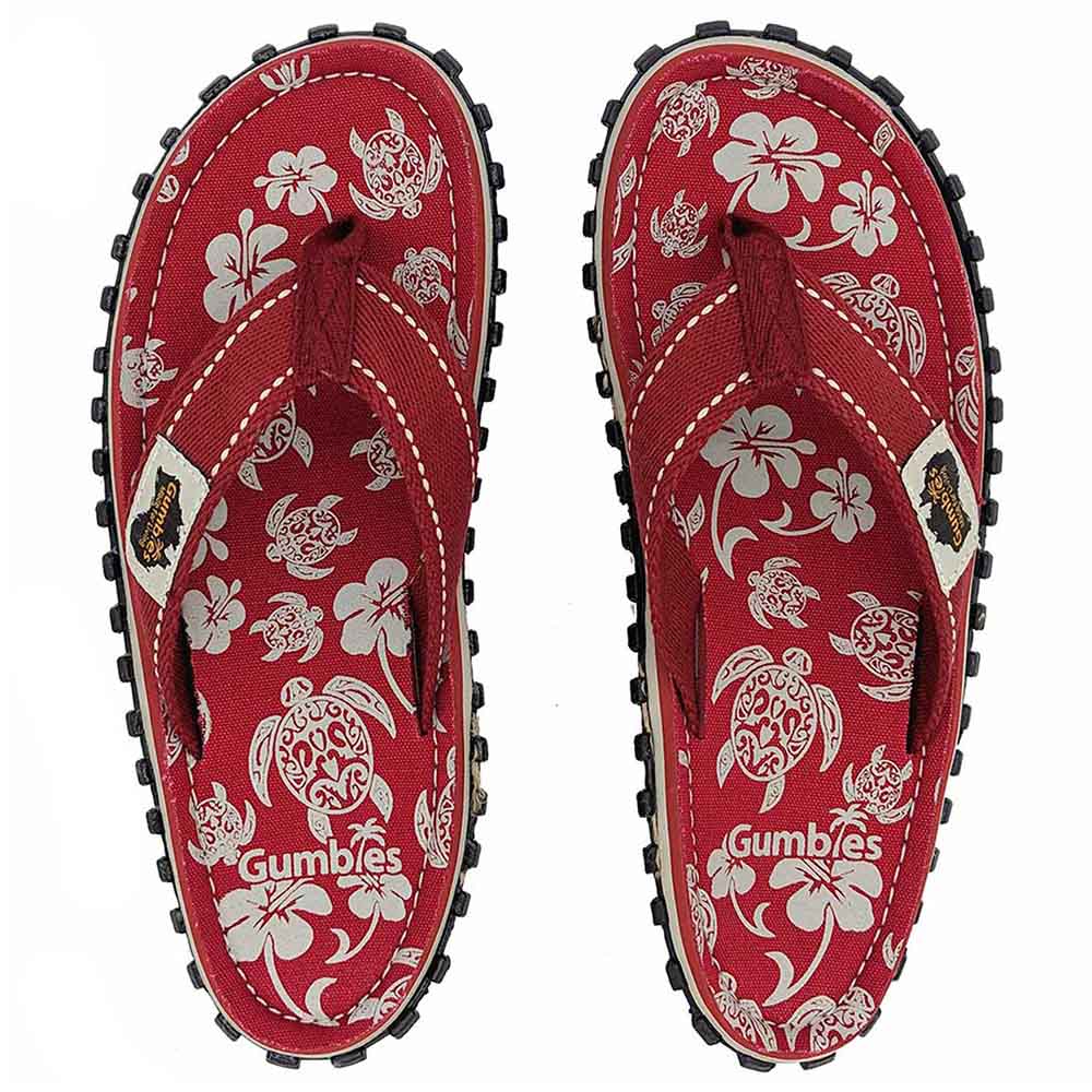 Gumbies Islander Flip-Flop Pacific - Red