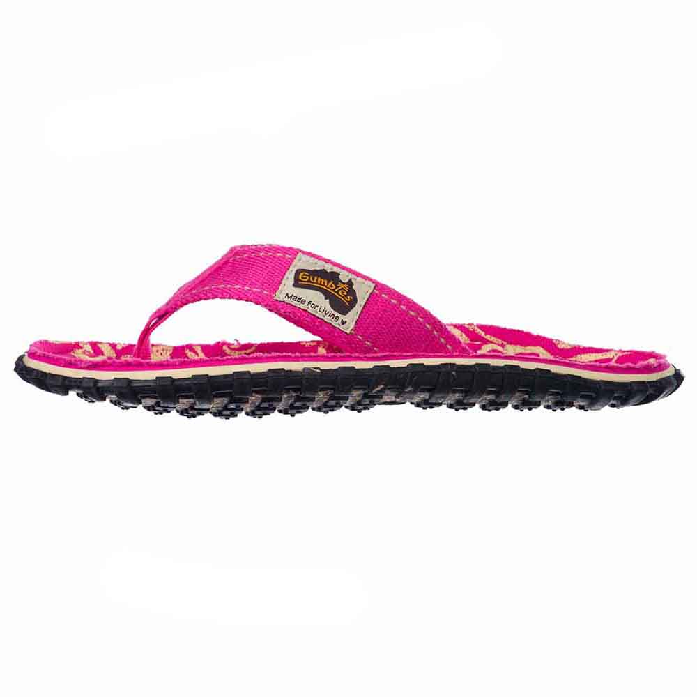 Gumbies Islander Flip-Flop Hibiscus - Pink