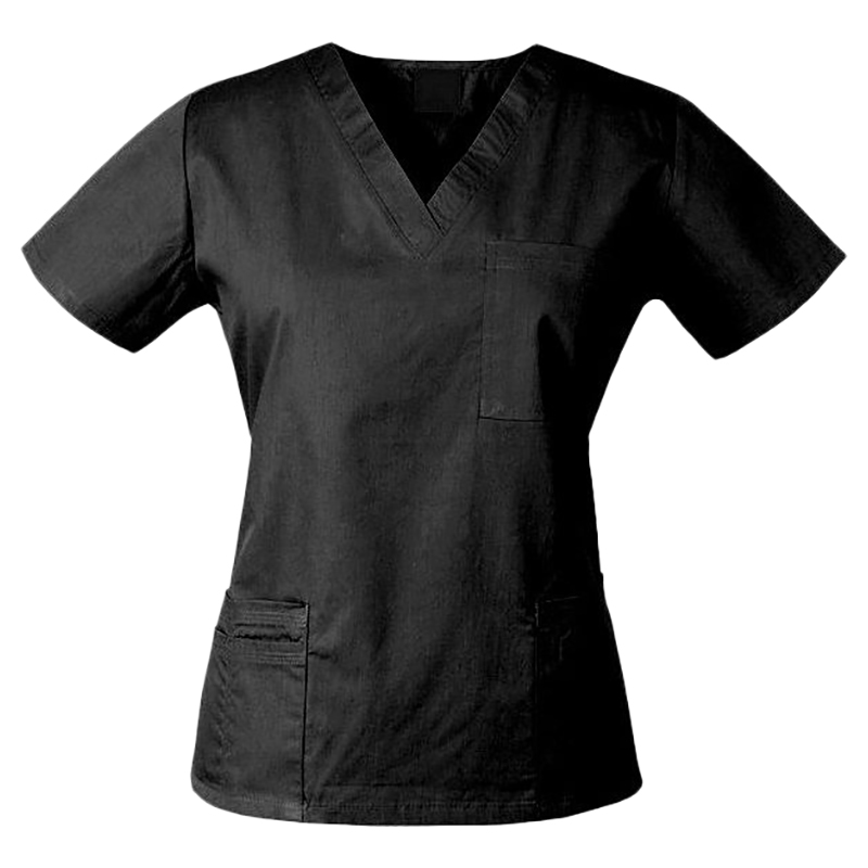 Veronica - Basic Scrub Suit/Medical Set For Ladies Black