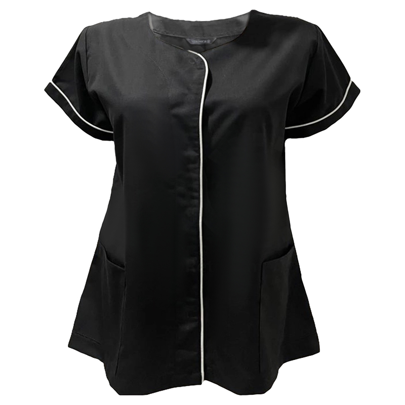Veronica - Ladies Scrub Suit/Medical Set Uniform - Black