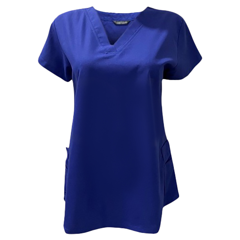 Veronica - Ladies Scrub Suit/Medical Set Uniform - Klien Blue