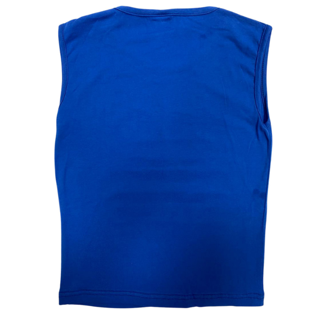 Vincent Skateboarding Printed Tank Top - Blue