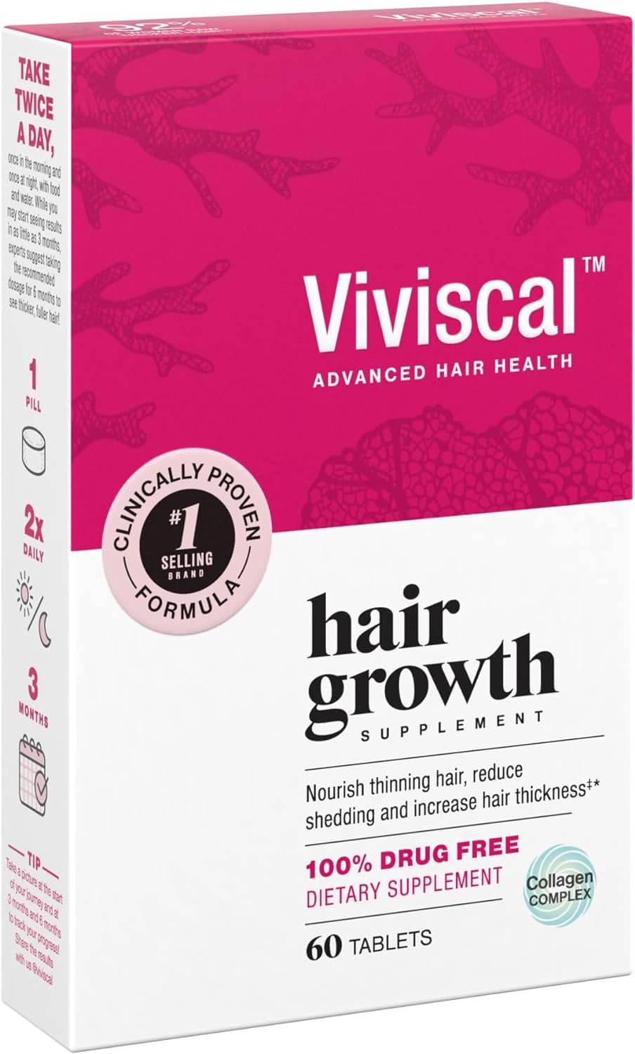 Viviscal - Hair Growth Supplement for Women - 60 Tablets
