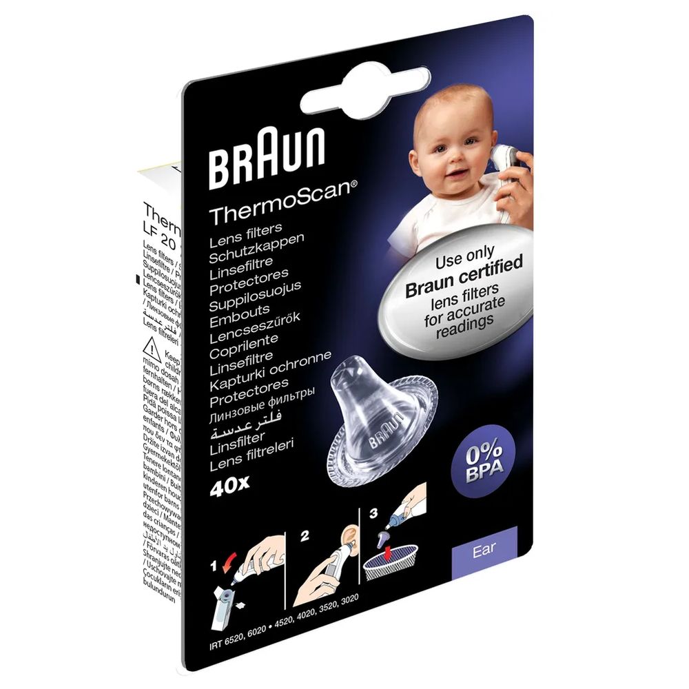 Braun - ThermoScan Family Value Refill Bundle - Pack of 2 - 80 Pcs