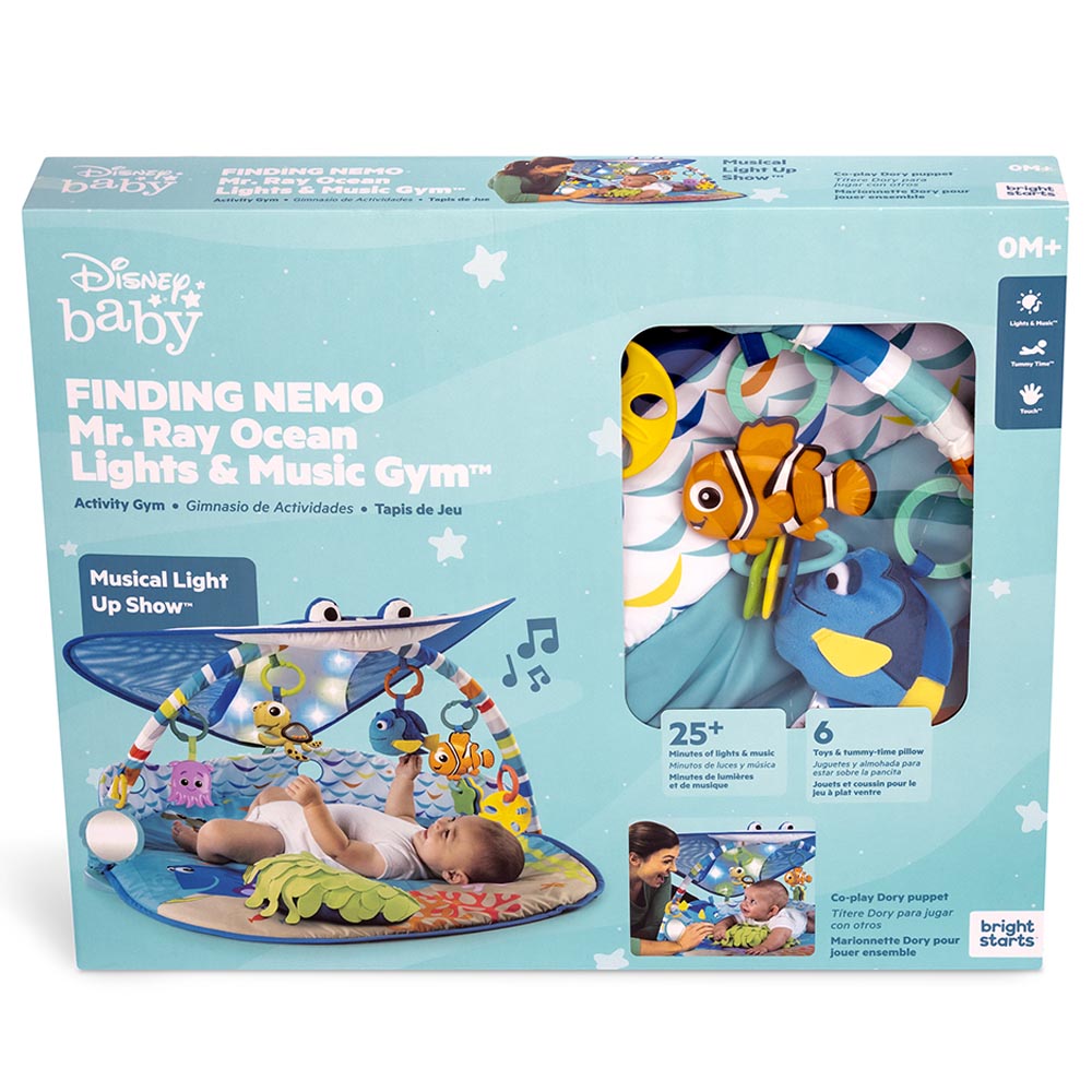 Bright Starts - Finding Nemo Mr. Ray Ocean Lights & Music Gym