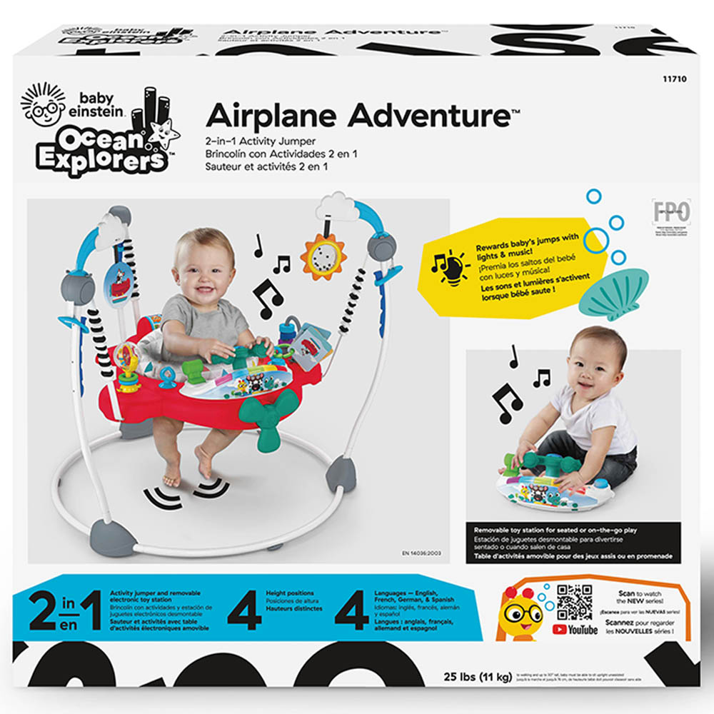 Baby Einstein - 2-In-1 Airplane Adventure Activity Jumper
