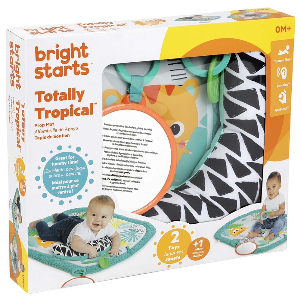 Bright Starts - Totally Tropical Prop Mat - Green