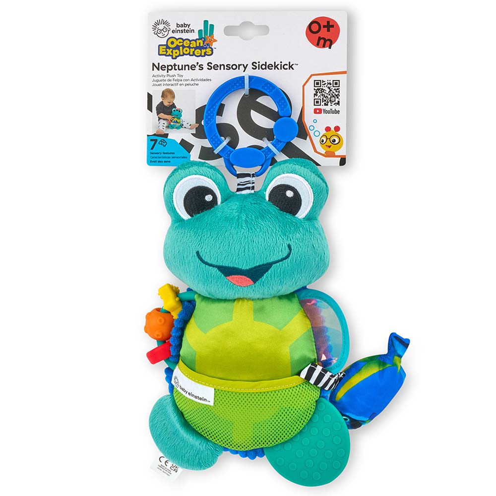 Baby Einstein - Neptunes Sensory Sidekick Activity Plush Toy