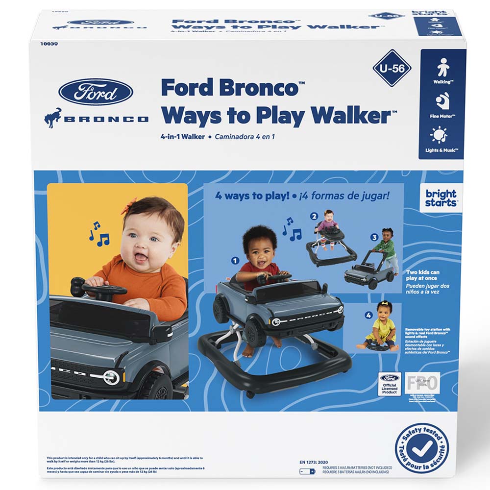 Bright Starts - 4-In-1 Ways To Play Walker - Ford Bronco 51