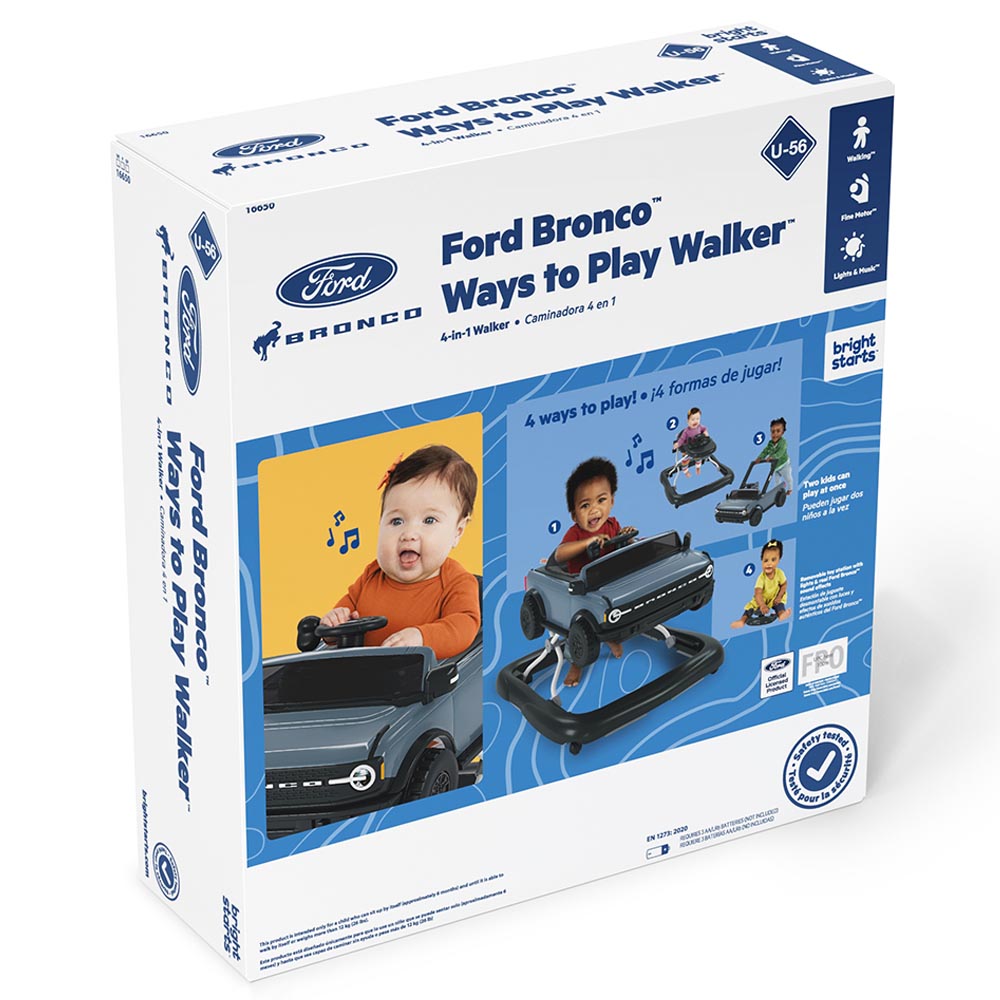 Bright Starts - 4-In-1 Ways To Play Walker - Ford Bronco 51