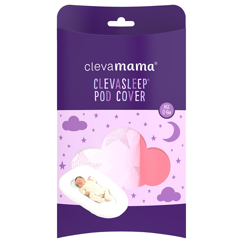 Clevamama Baby Pod Cover - Pink