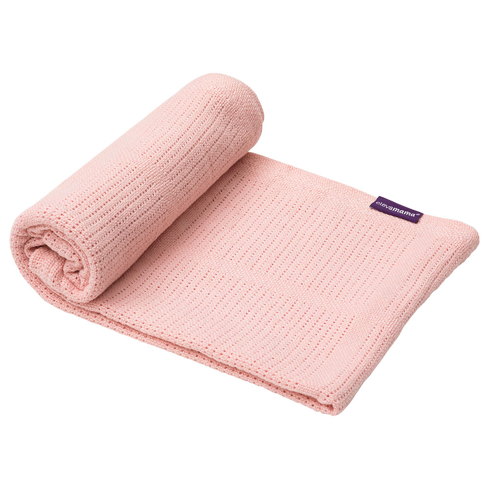 Clevamama - Cellular Blanket - 80x100cm - Pink