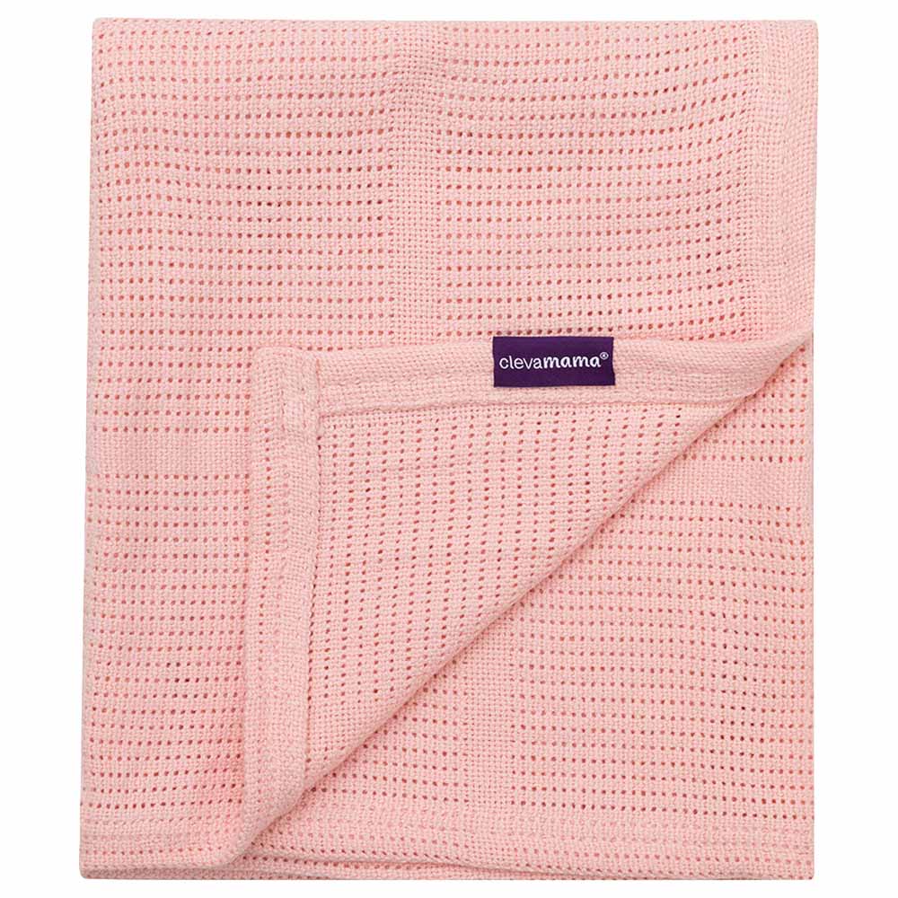 Clevamama - Cellular Blanket - 80x100cm - Pink
