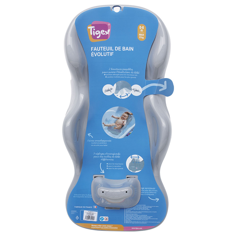 Tigex - Anatomy Bath Seat - Grey