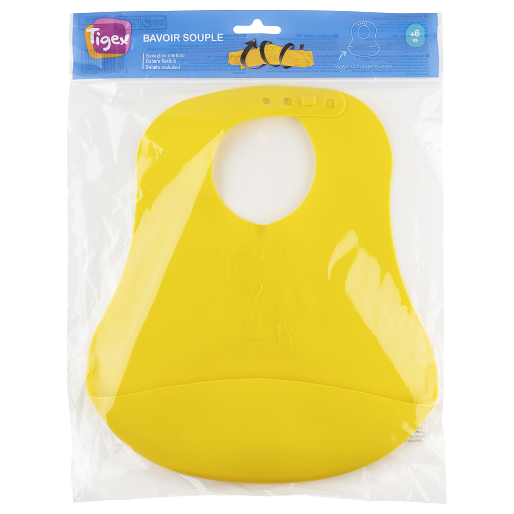Tigex - Flexible Bib - Yellow - Yellow