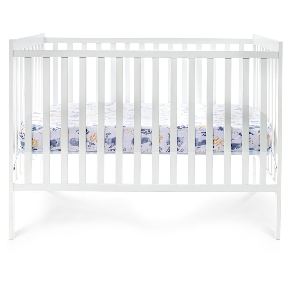 Nini Crib Fitted Sheet - Deep Grey