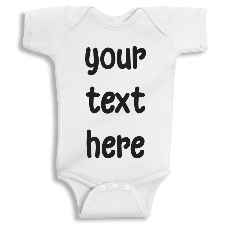Twinkle Hands Personalized Baby Onesie - White