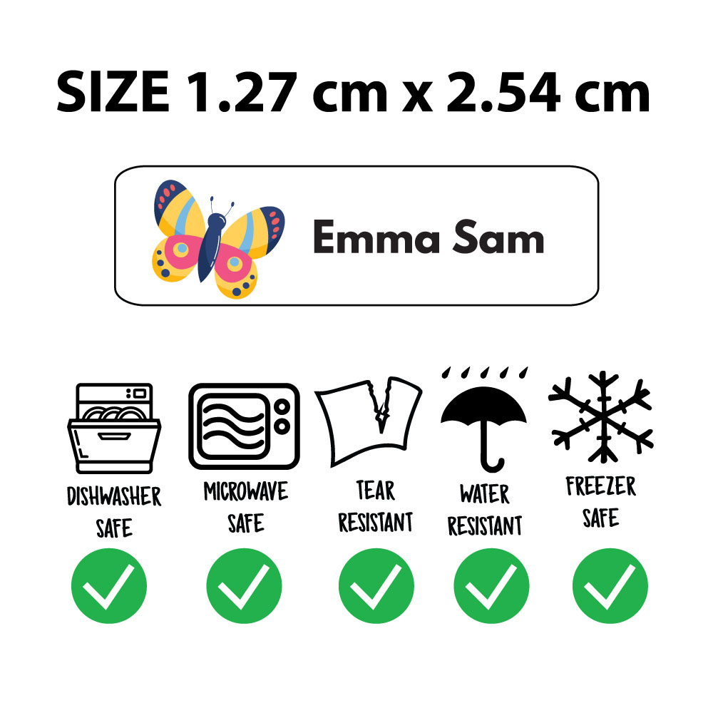 Twinkle Hands - Personalized Waterproof Labels - UAE Flag