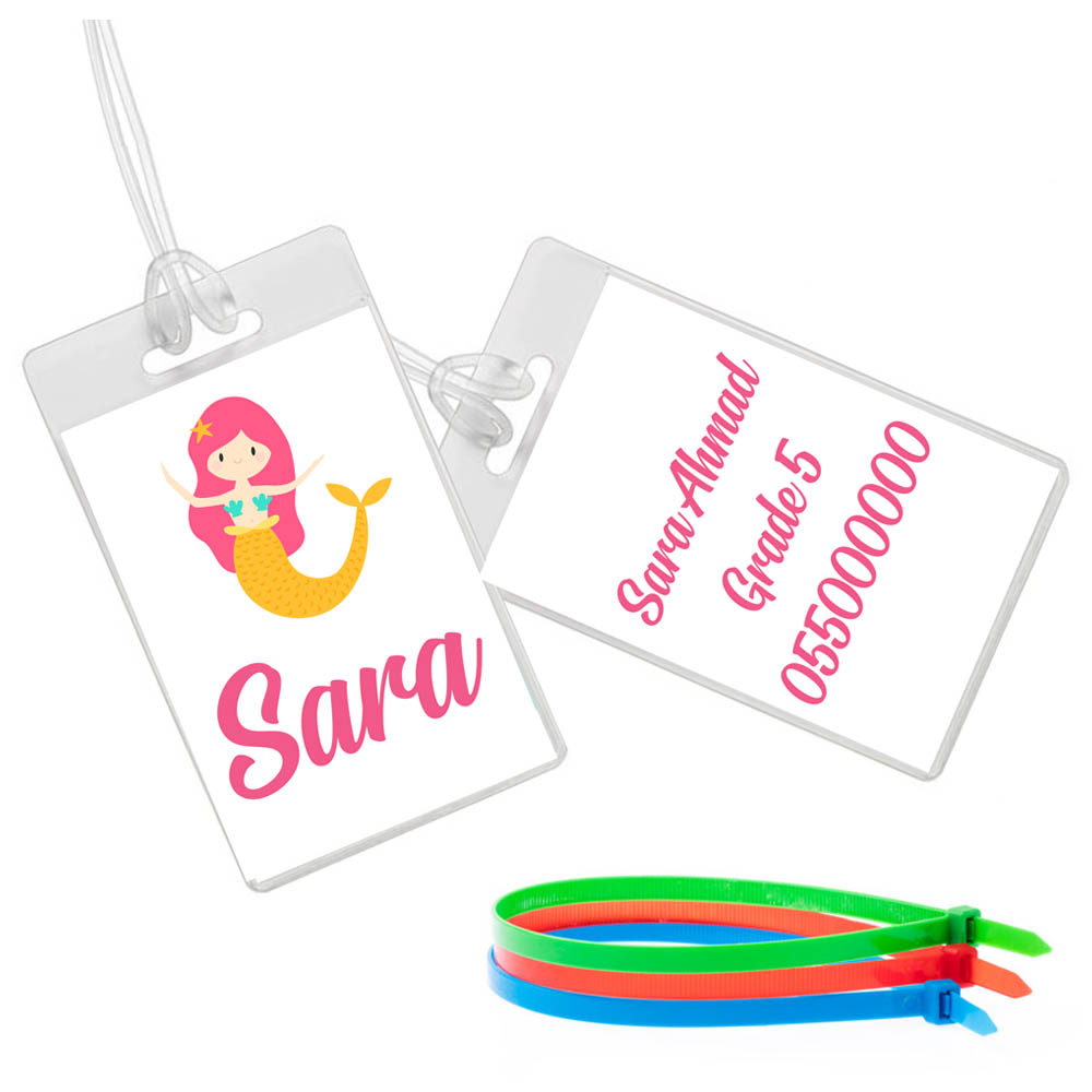 Twinkle Hands - Mermaid Luggage Tag