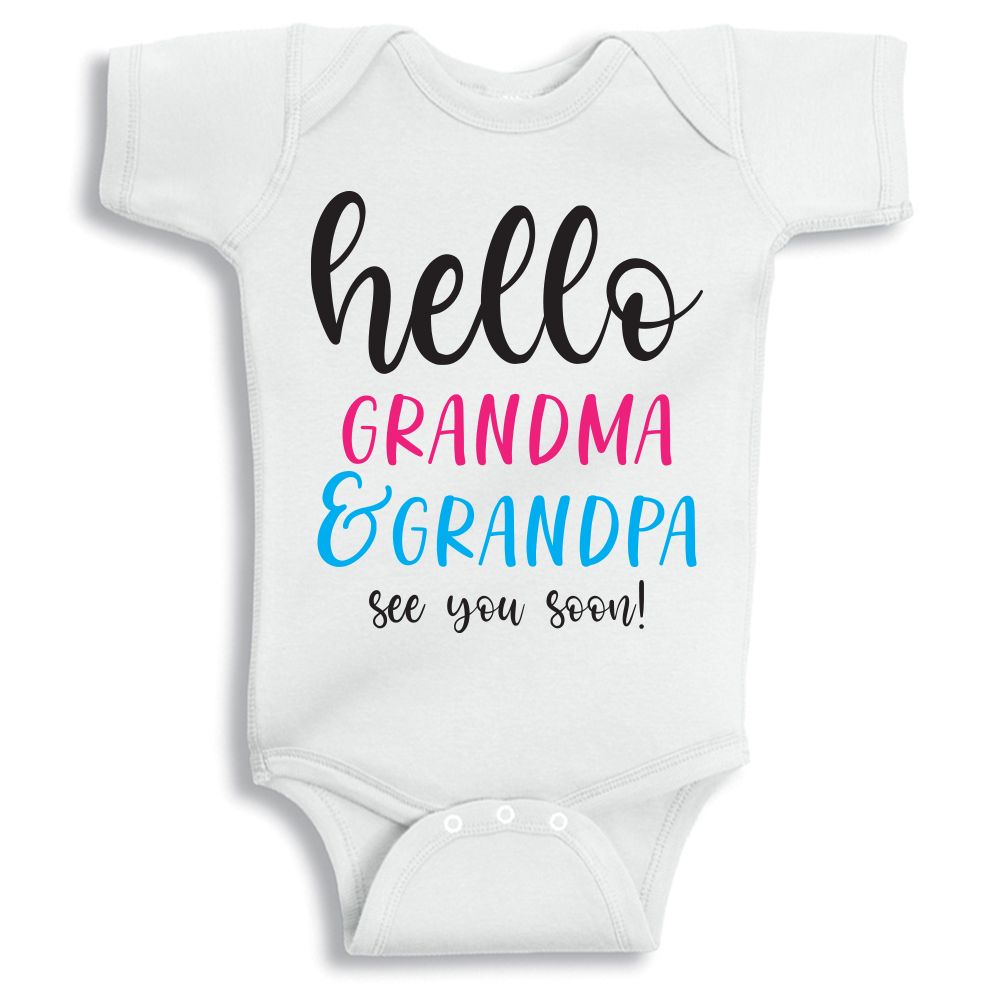 Twinkle Hands Hello Grandma and Grandpa - White