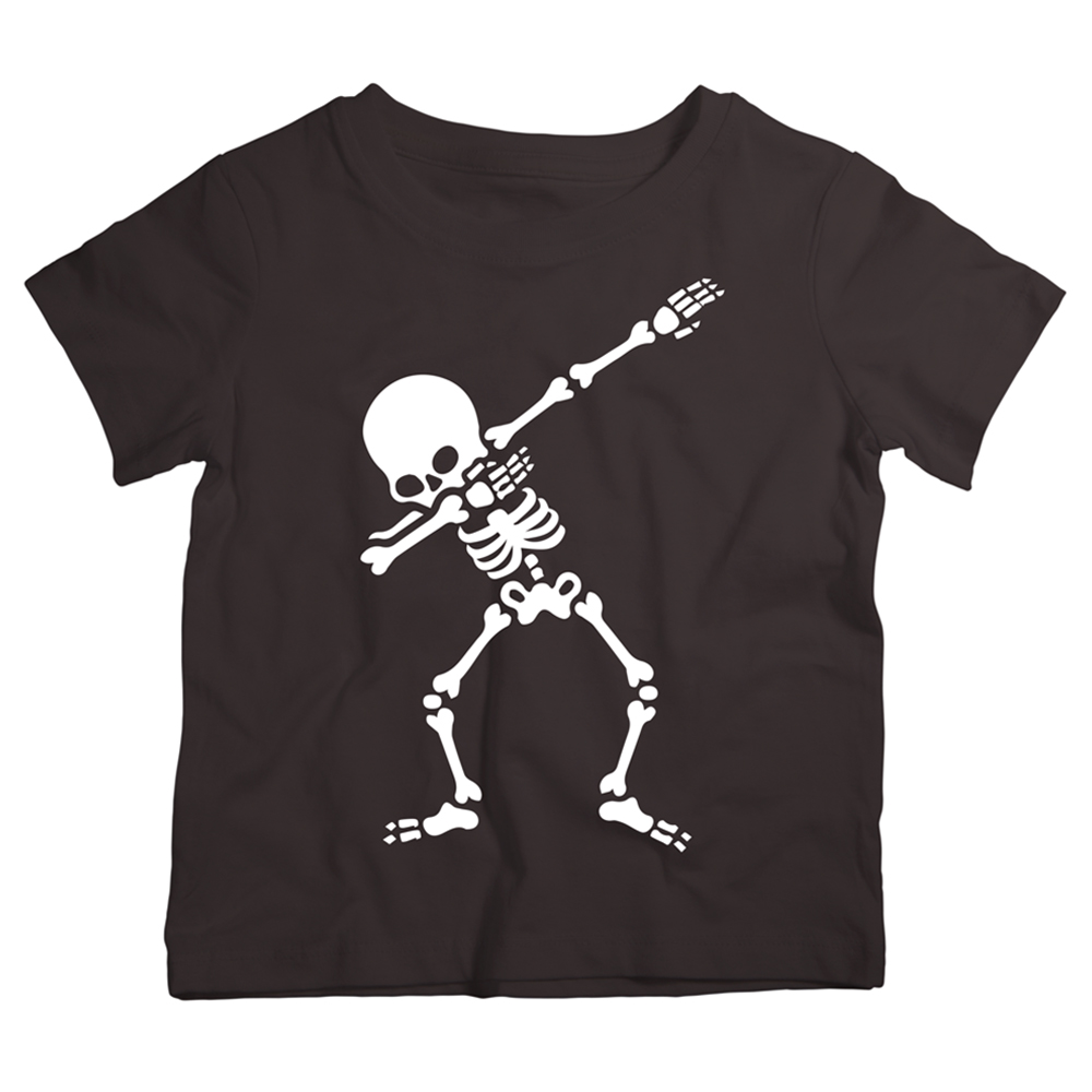 Twinkle Hands Dancing Skeleton T-Shirt - Black