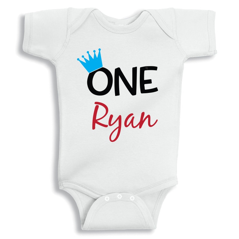 Twinkle Hands Birthday Boy Personalized Onesie