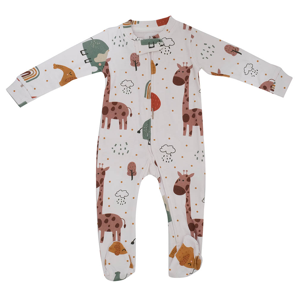 Kyara - 100% Organic Cotton Dreamy Forest Print Jumpsuit