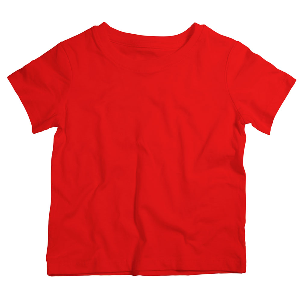 Twinkle Hands Basic Cotton T-Shirt - Red