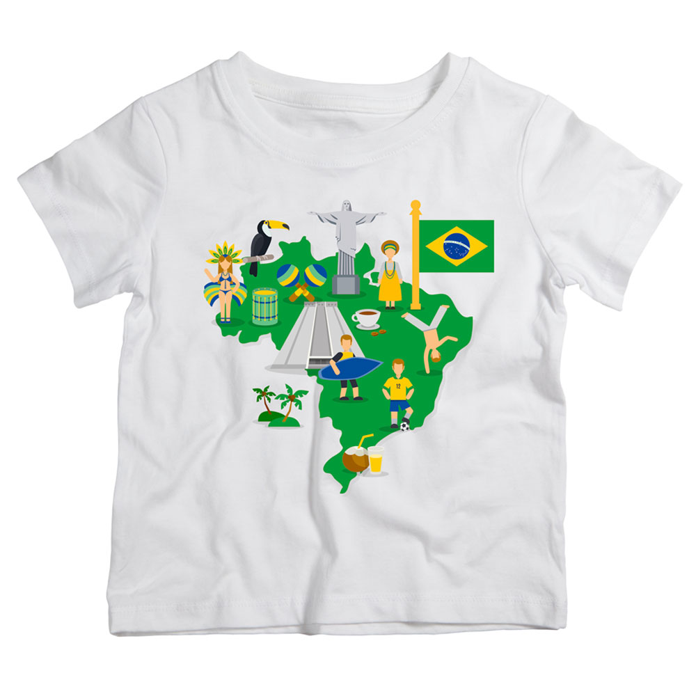 Twinkle Hands Brazil T-Shirt - White