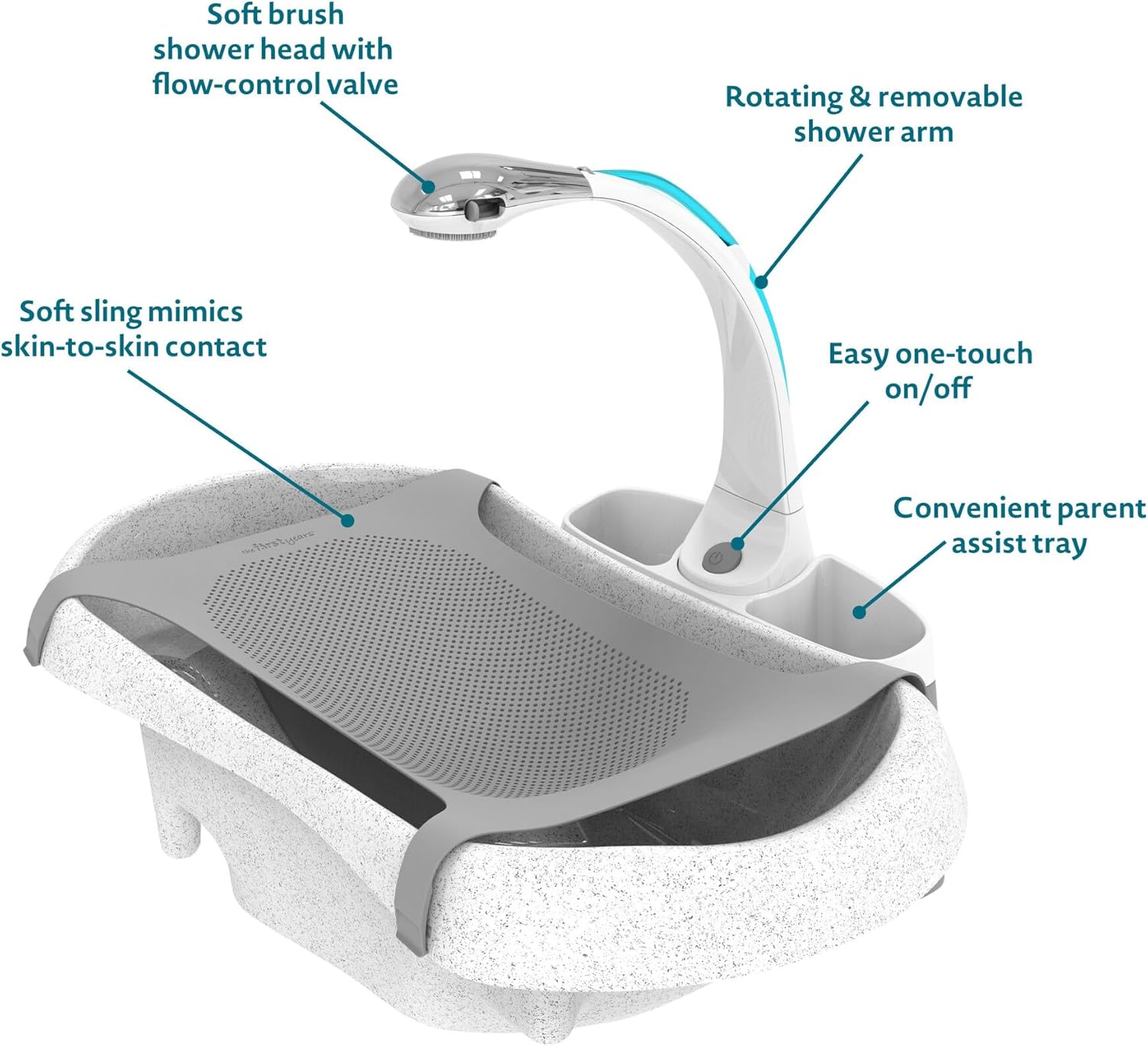 The First Years - Rain Shower Baby Spa Tub