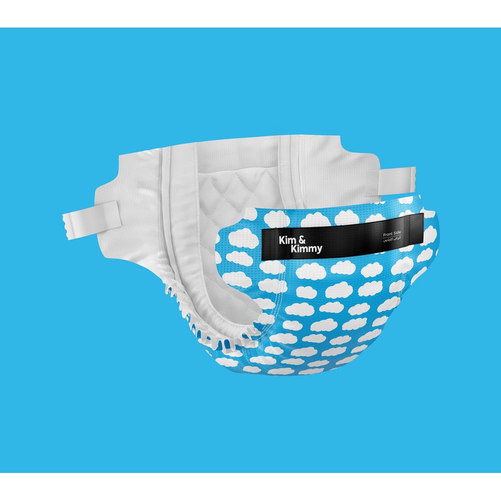 Kim & Kimmy - Little Clouds Diapers - 9-14kg - Size 4 - 52pcs