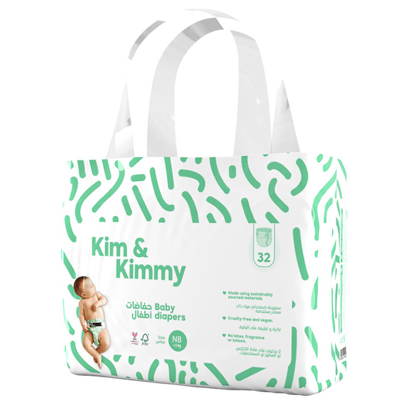 Kim & Kimmy - Newborn Diapers - 0-5kg - Pack of 32