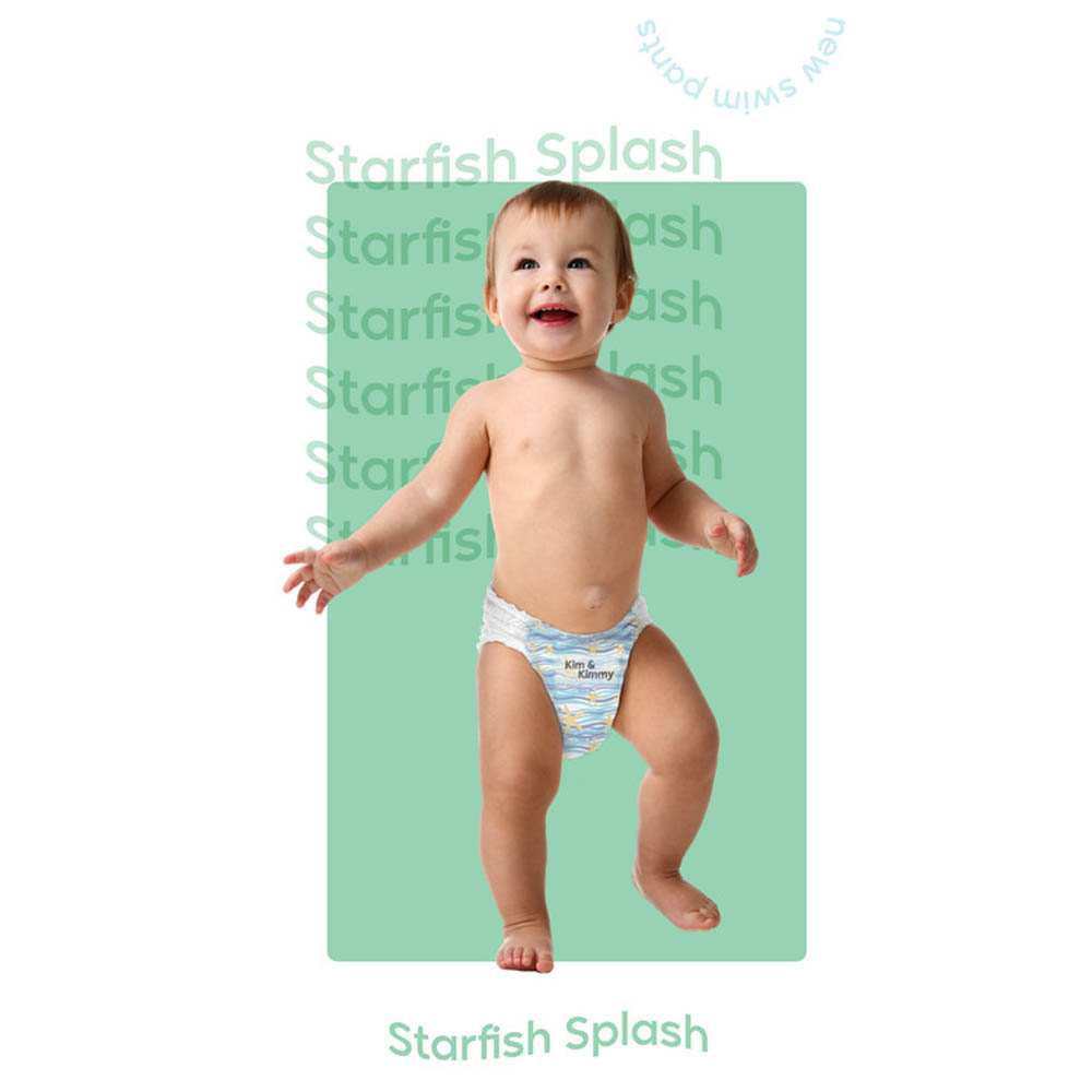 Kim & Kimmy - Swim Pants - 12+kg - X-Large - 15pcs - Starfish Splash
