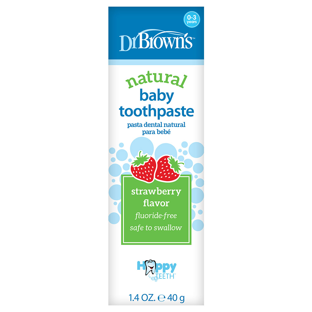 Dr. Brown's - Happy Teeth Fluoride Free Toothpaste Strawberry