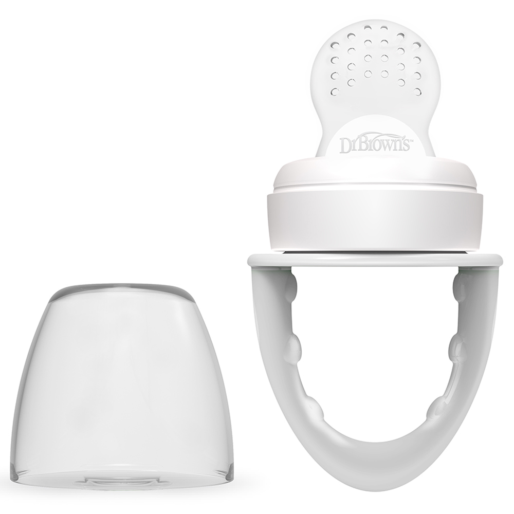 Dr. Brown's - Fresh Firsts Silicone Feeder - Grey