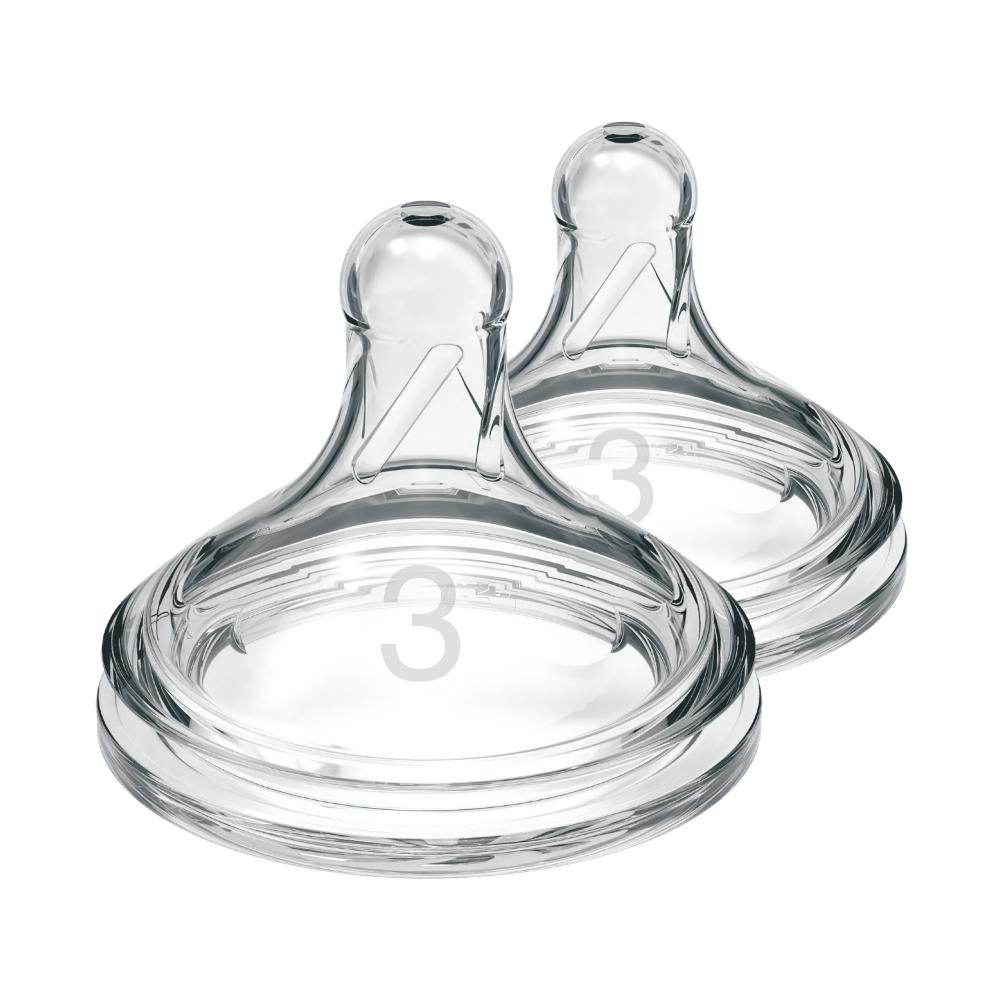 Dr. Brown's - Wide-Neck Silicone Options+ Nipple - Level 3 - Pack of 2