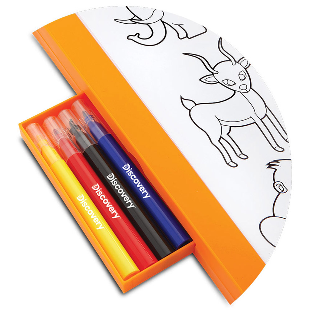 Discovery Kids - Toy Kids Tracing Tablet Led Marker Version - Orange